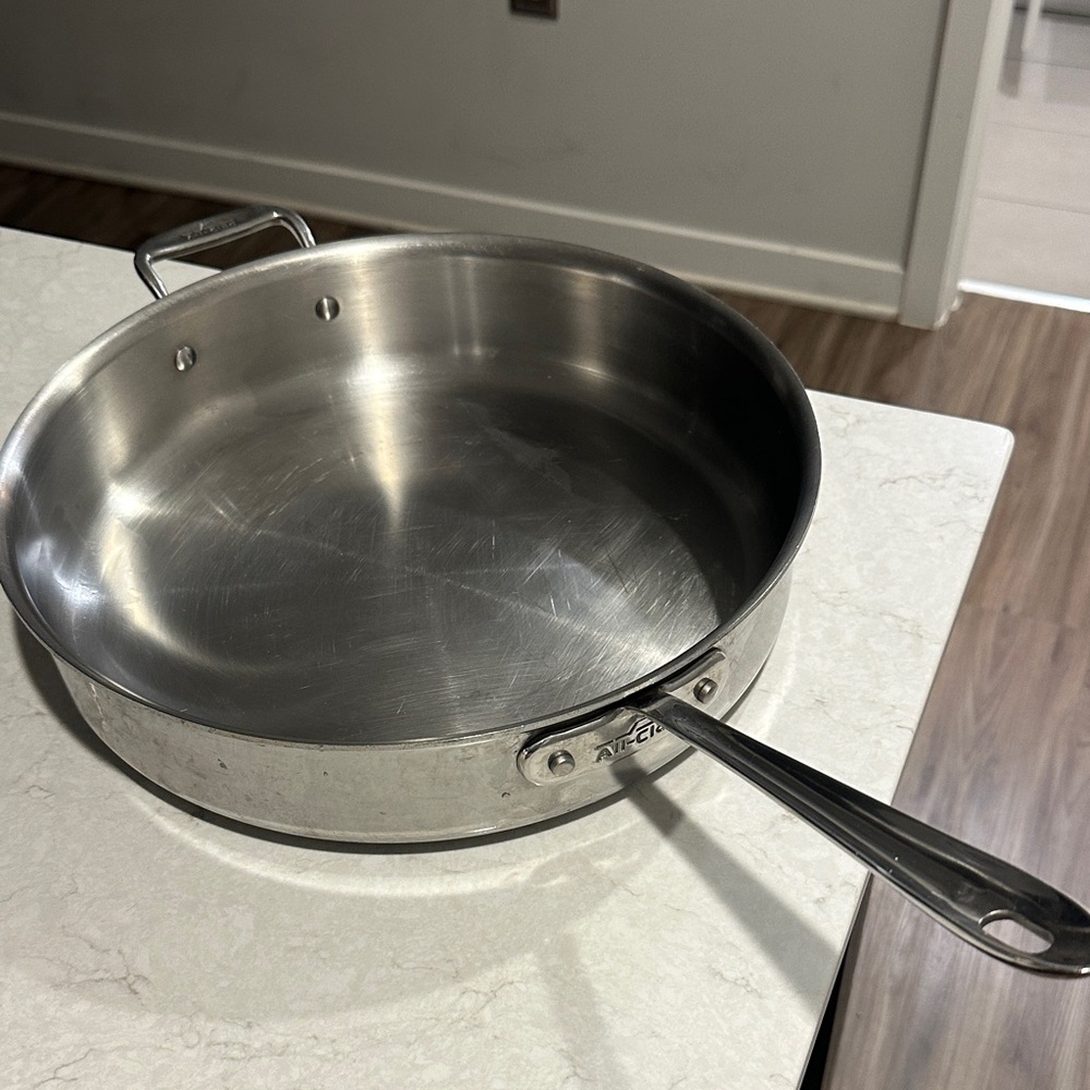 All-Clad 13” Stainless Steel Sauté Pan with Lid